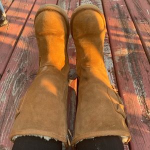 Tall UGG boots with side pockets